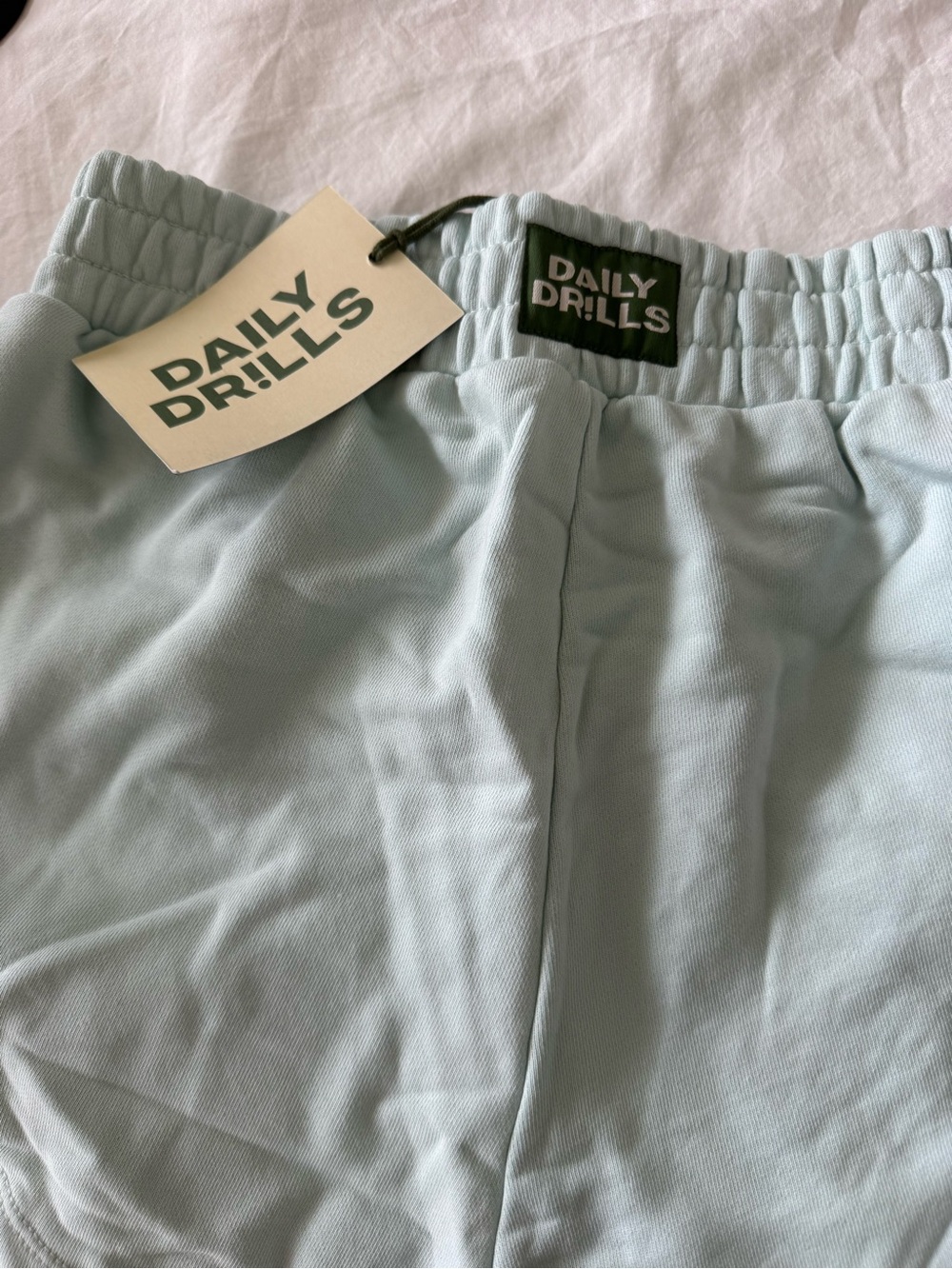 Daily Drills Sweat Shorts in Lake Color! - Picture 5 of 6